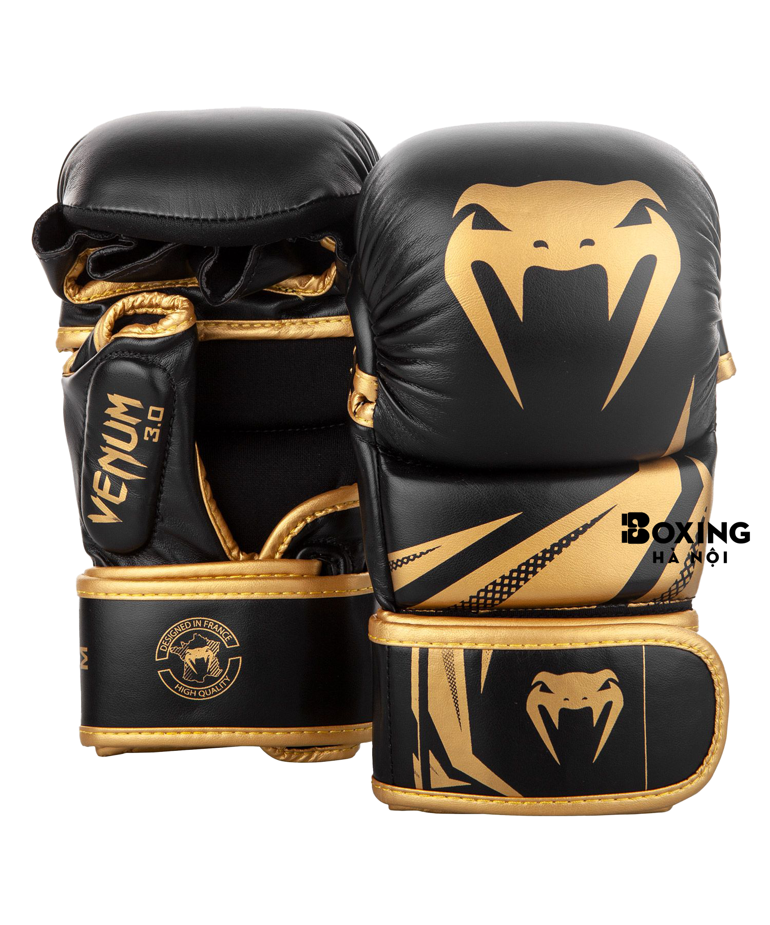 GĂNG TAY VENUM CHALLENGER 3.0 SPARRING MMA GLOVES - BLACK/GOLD